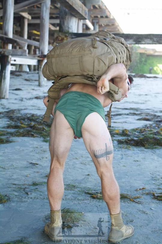 Studly marines strip to fight PTSD.