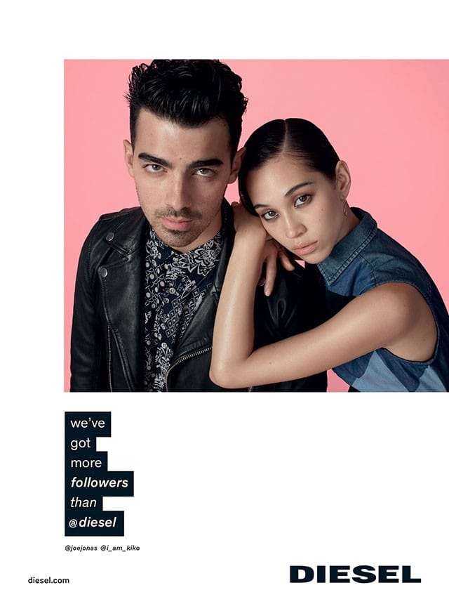 This is a Diesel ad featuring Joe Jonas. 