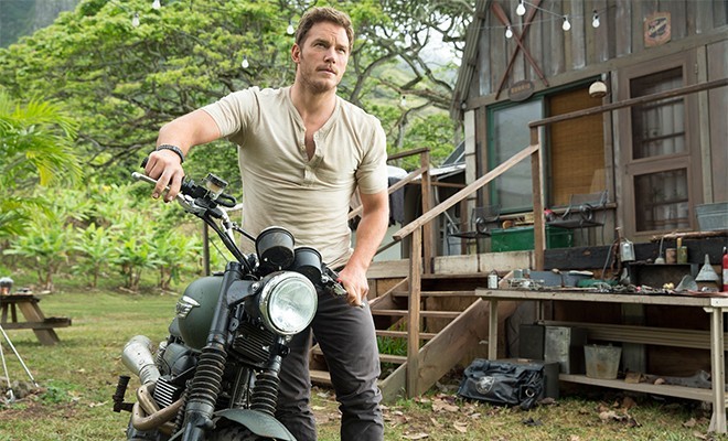 A photo of Chris Pratt from 'Jurassic World.'