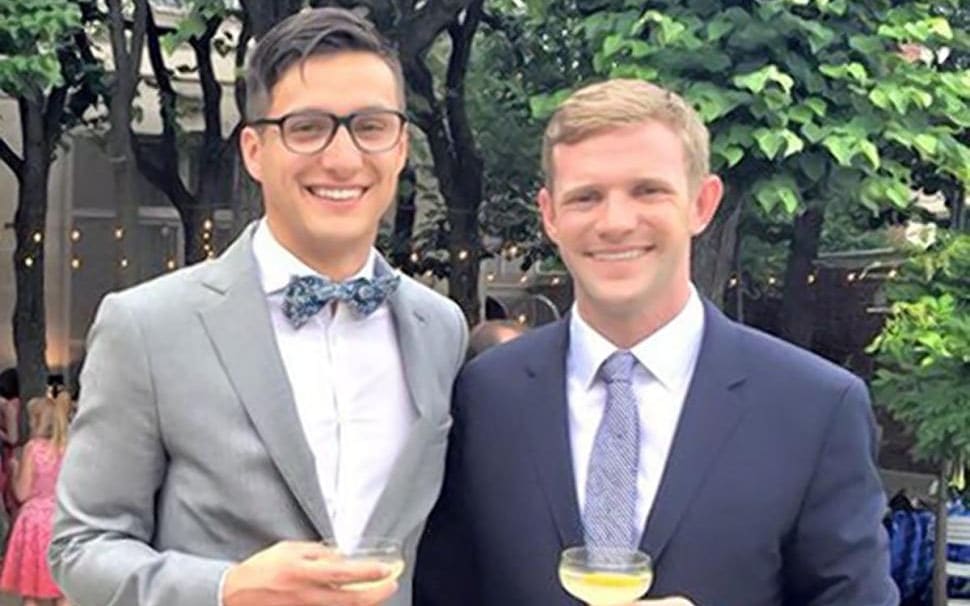 Gay couple beats up homophobic attacker.