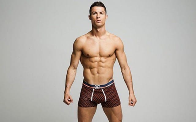 A photo of Cristiano Ronaldo in his underwear.