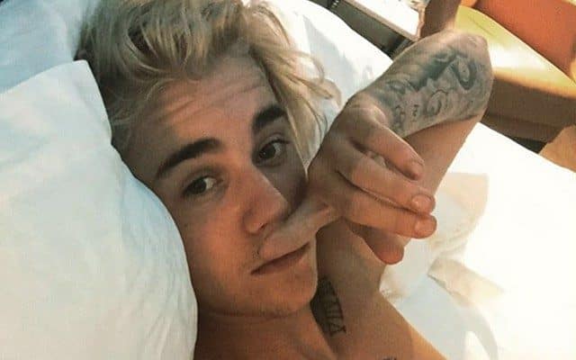 Justin Bieber in Bora Bora