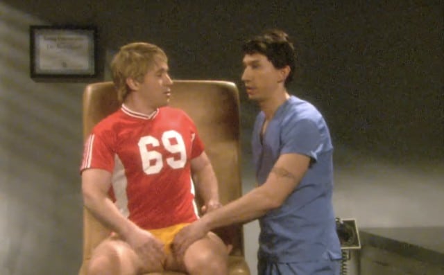 Adam Driver as Dr. Rockhard on SNL