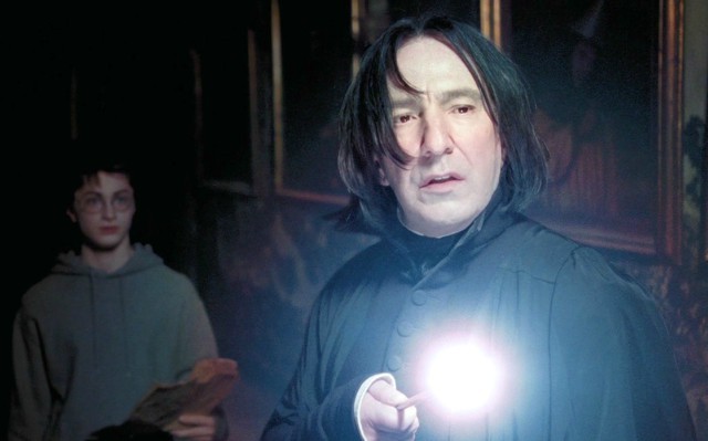 Alan Rickman as Severus Snap in Harry Potter