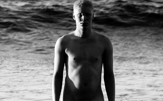 This is a photo of Shaun Ross in the 'Dust' music video.