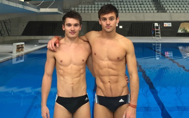 This is a photo of Tom Daley and Dan Goodfellow.