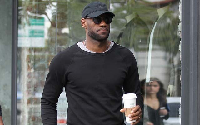 LeBron James Takes a Stroll in Super-Tight Sweats