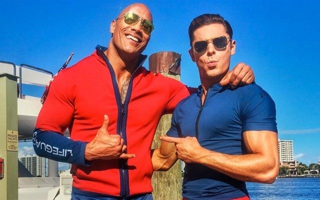 Zac Efron and The Rock Hit the Beach for ‘Baywatch’