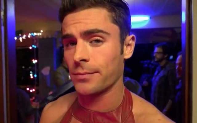 Zac Efron Squeezes Into a Tight Leather Dress