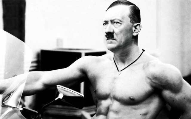 This is a photo of Adolph Hitler.