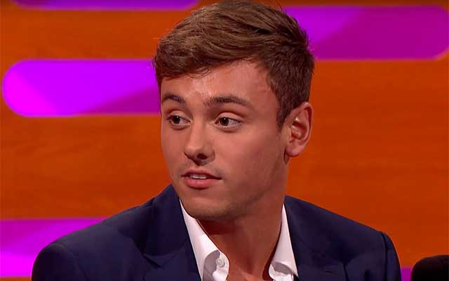 Tom Daley on The Graham Norton Show.