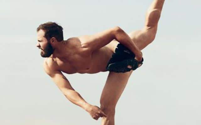 Pitcher Jake Arrieta poses for ESPN 'Body' Issue.