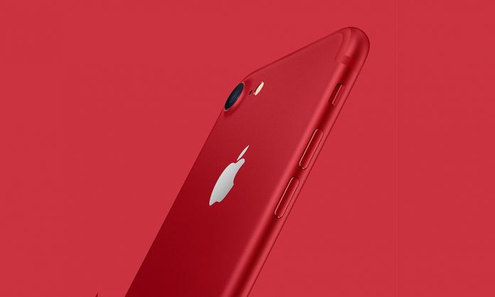 PRODUCT(RED) red iPhone