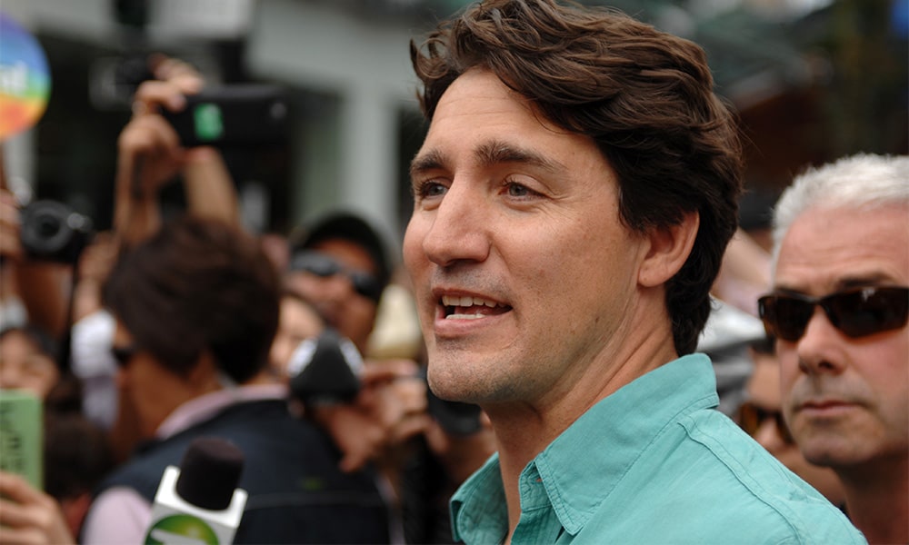 Prime Minister of Canada Justin Trudeau at Gay Pride