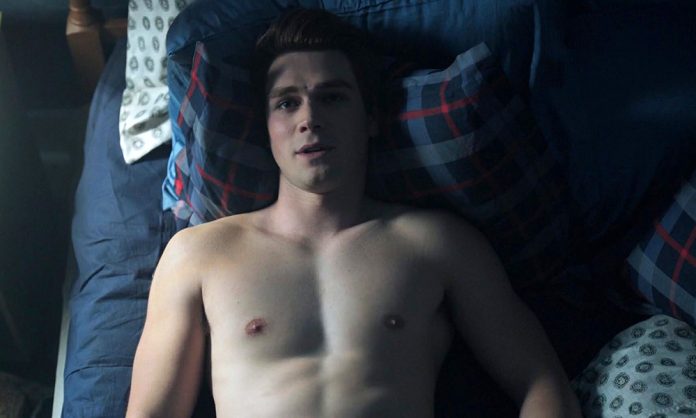 KJ Apa Shirtless on Riverdale