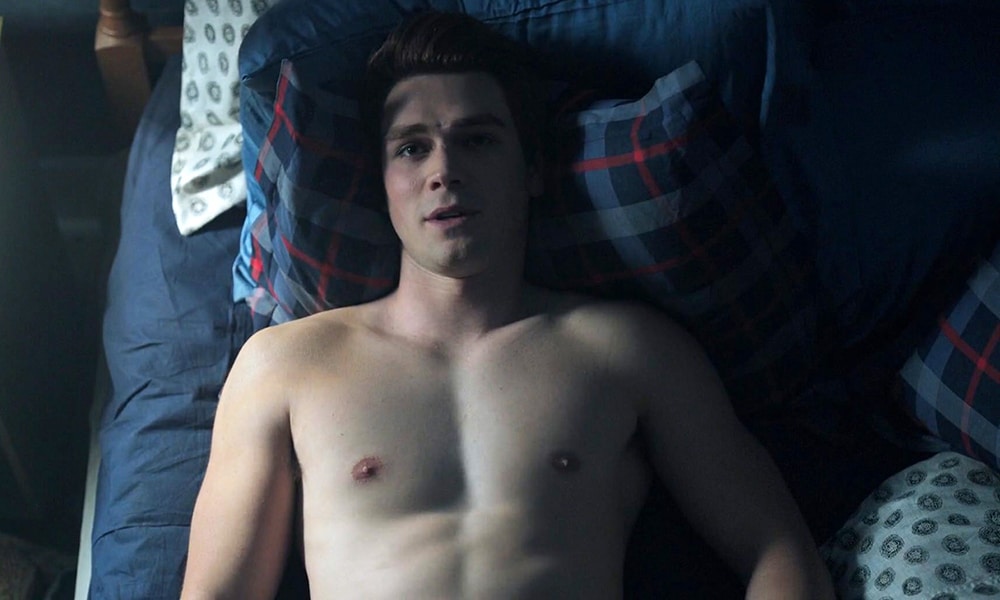 KJ Apa Shirtless on Riverdale