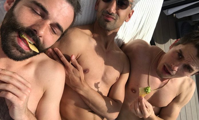 Jonathan Van Ness, Antoni Porowski and Tan France