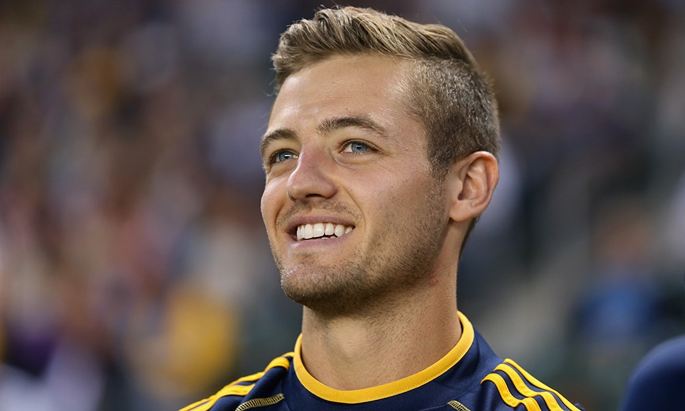 Robbie Rogers #14 of Los Angeles Galaxy