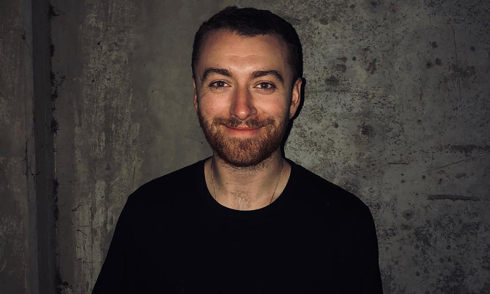 Sam Smith Smiling Backstage