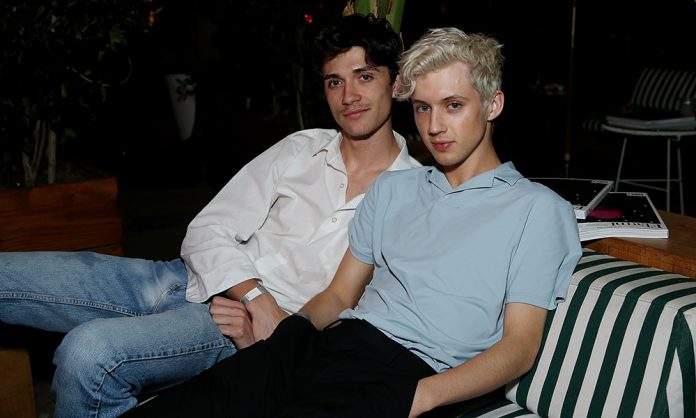Jacob Bixenman and Troye Sivan attend Flaunt and /Nyden Celebrate The New Fantasy Issue