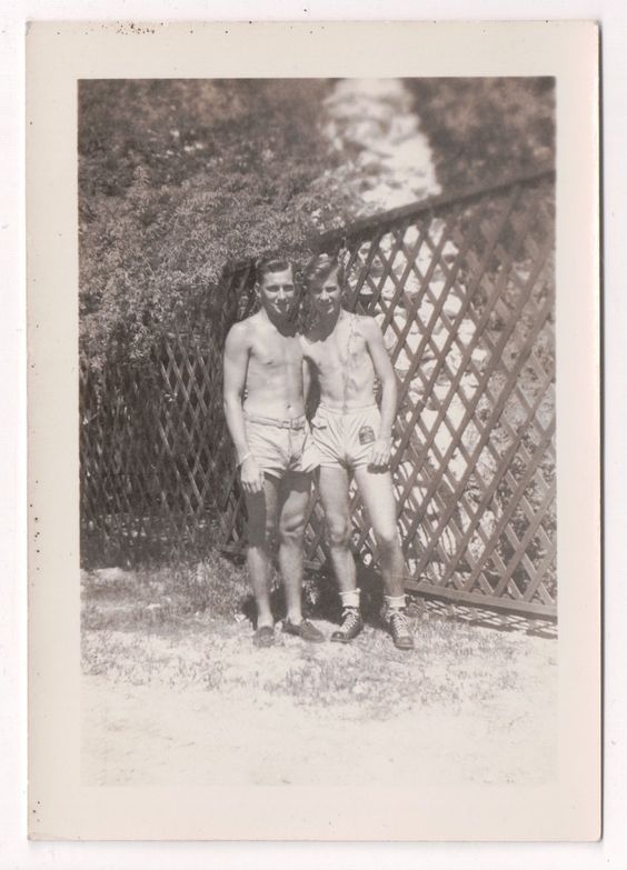 Vintage gay couple