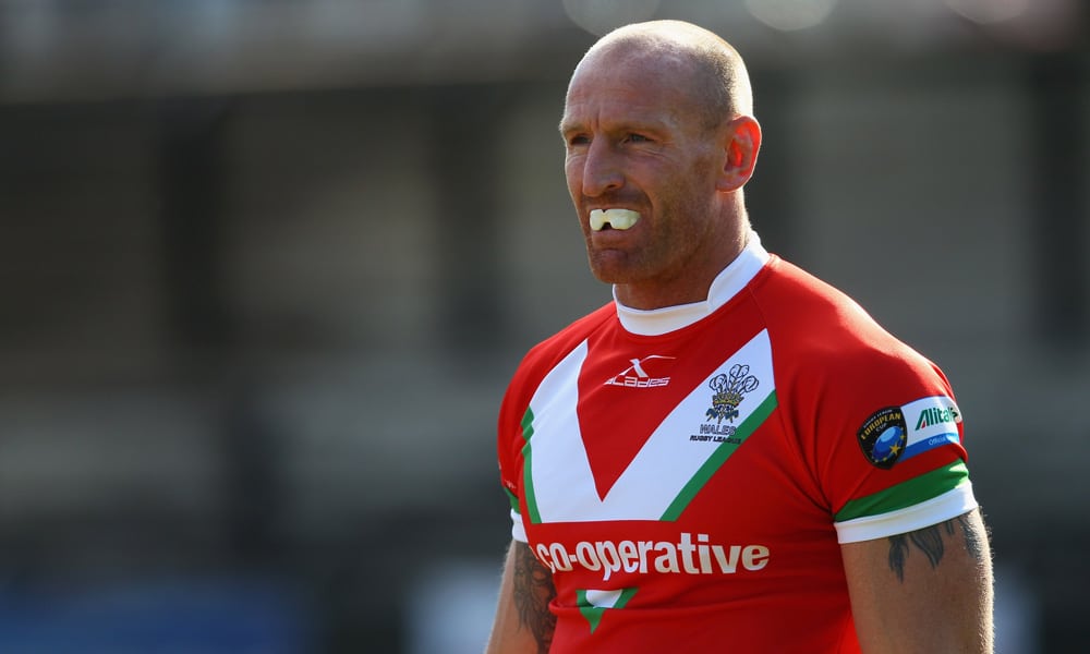 Rugby Captain Gareth Thomas