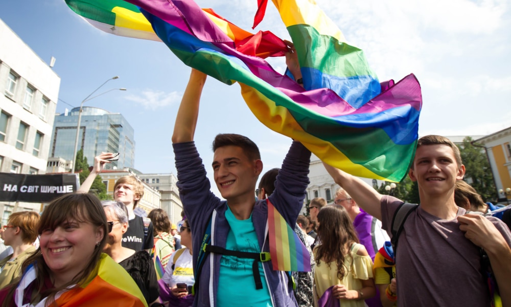 Pride Parade Marchers