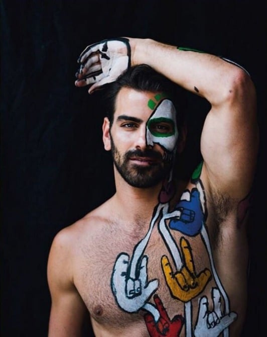 Nyle DiMarco on the cover of Gay Times cover