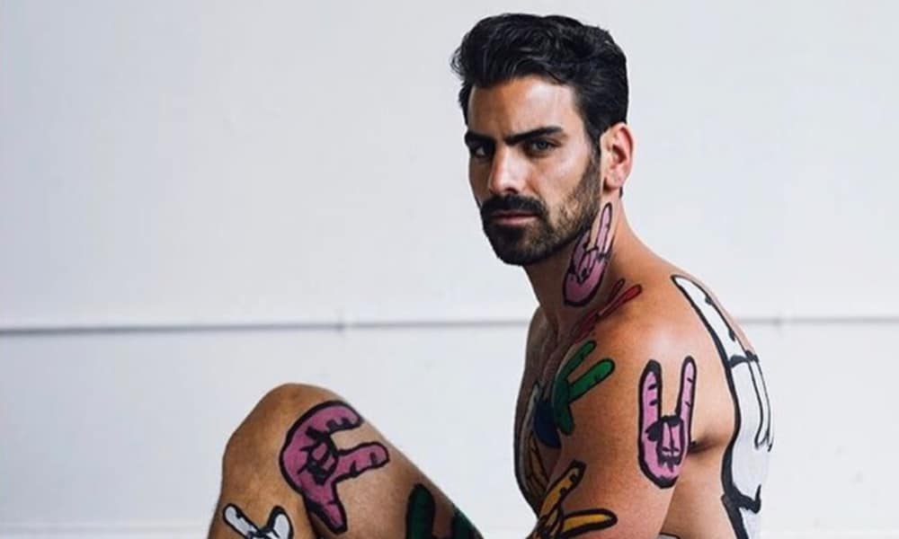 Nyle DiMarco on the cover of Gay Times cover