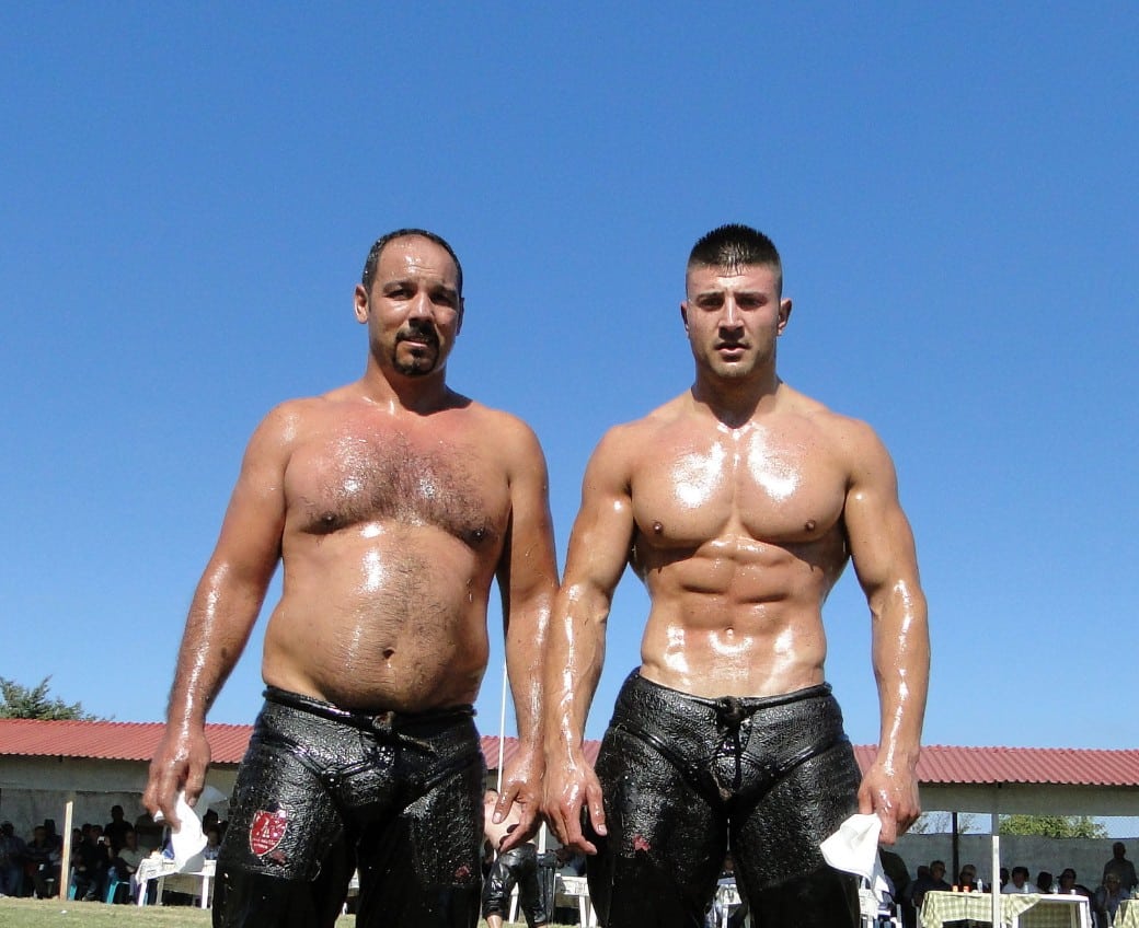 Oil wrestling is the hottest sport in Turkey. 