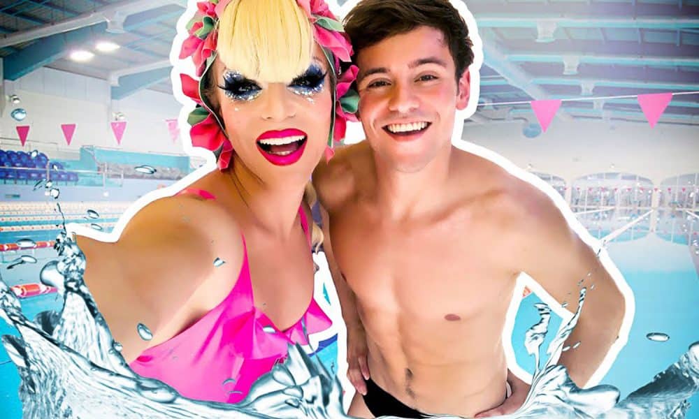 Watch Tom Daley Take Willam Diving in Full Drag