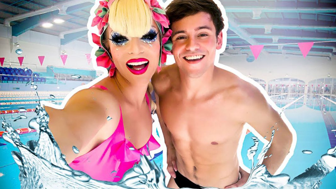 Watch Tom Daley Take Willam Diving in Full Drag