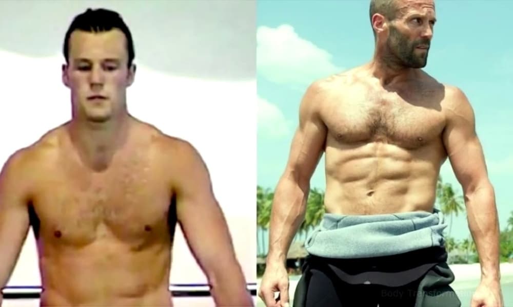 Jason Statham Shows Skin in Throwback Video