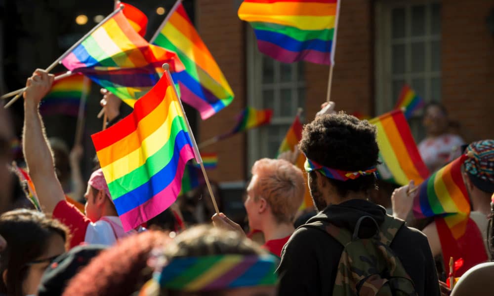 Large LGBT Crowd