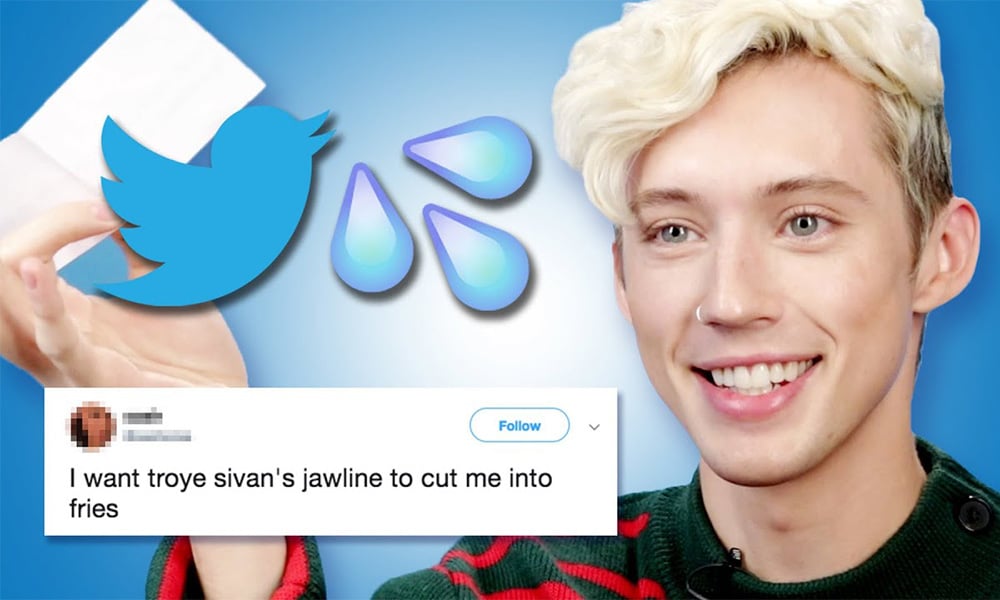 Troye Sivan reads thirst tweets