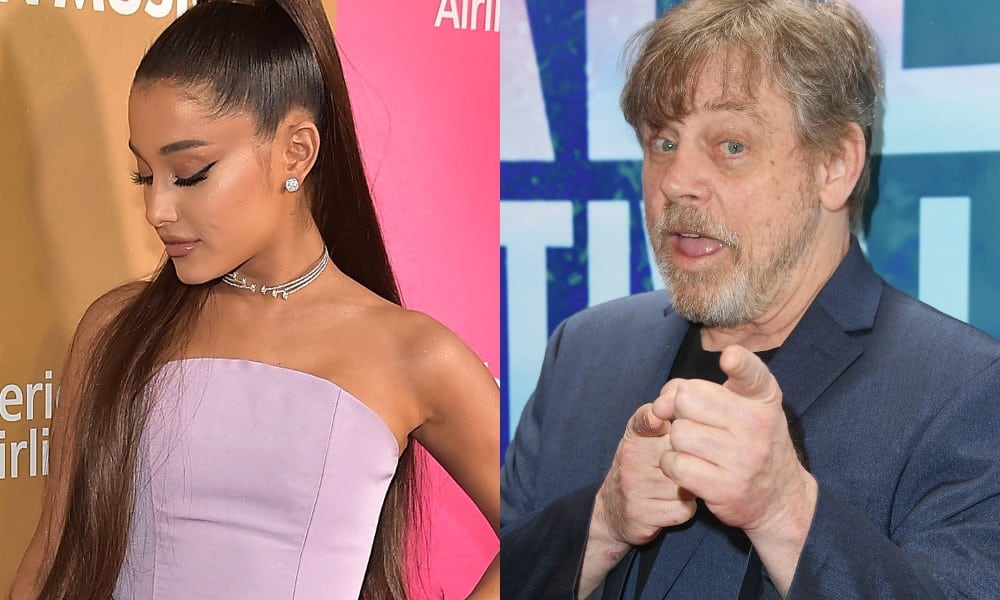 Ariana Grande and Mark Hamill