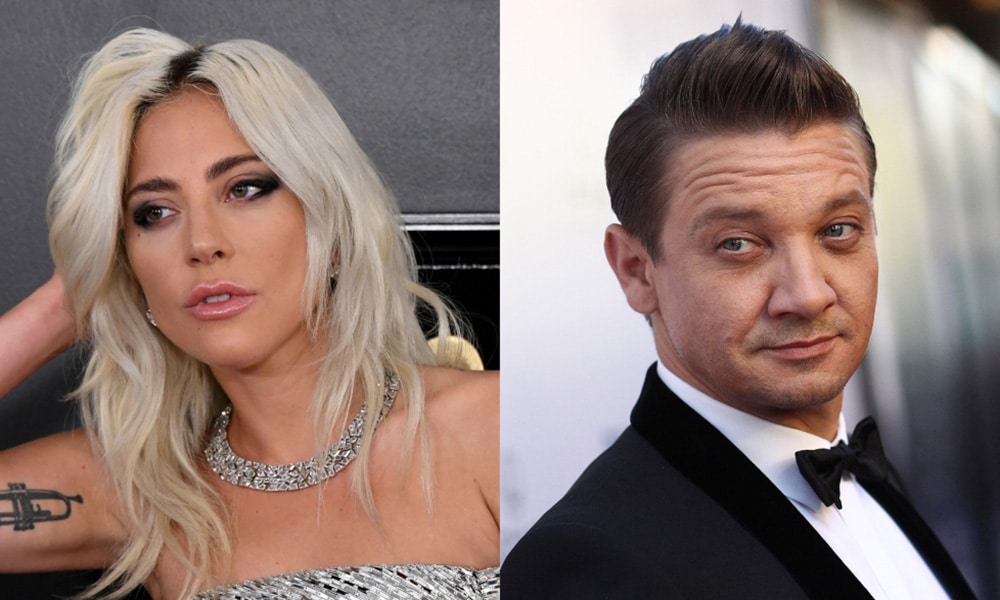 Lady Gaga and Jeremy Renner