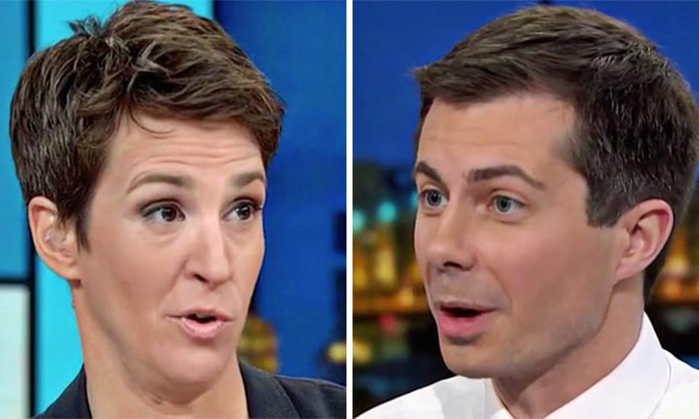 Pete Buttigieg and Rachel Maddow Exchange Coming Out Stories