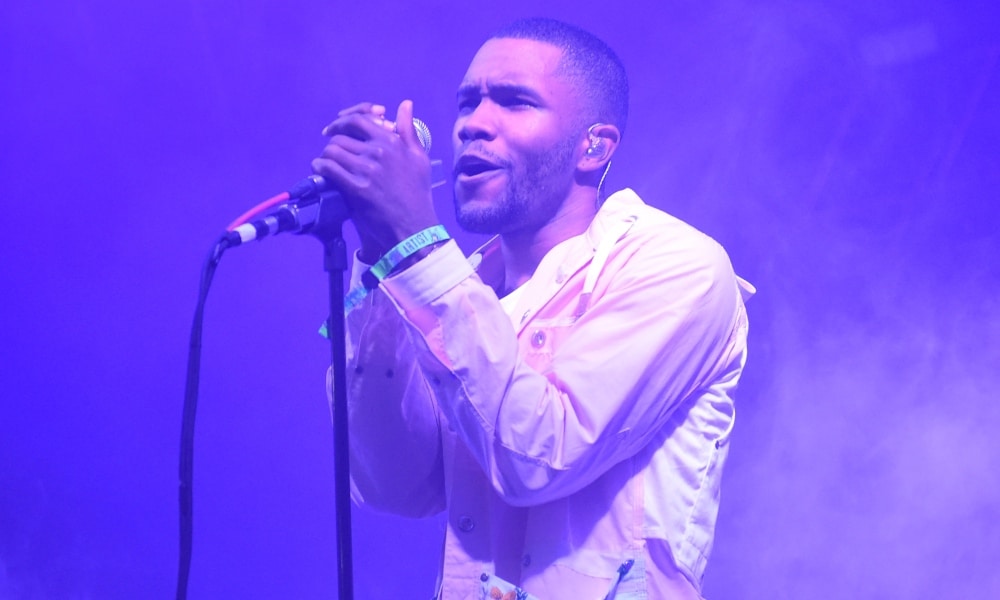 Frank Ocean performing