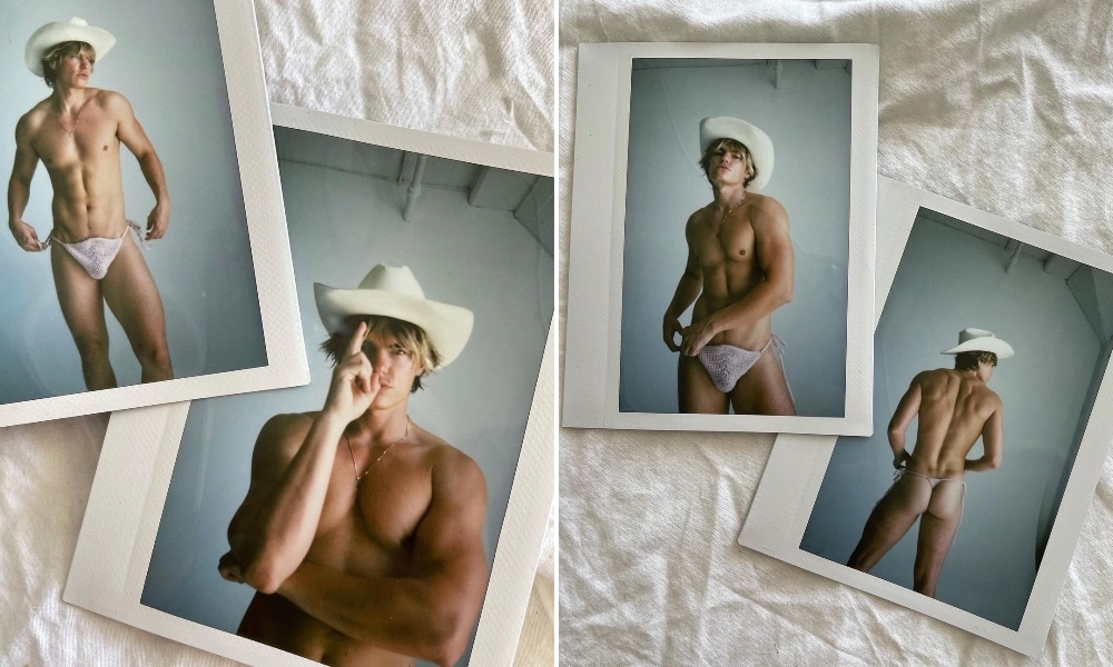 British model, actor and Instagram star Zander Hodgson