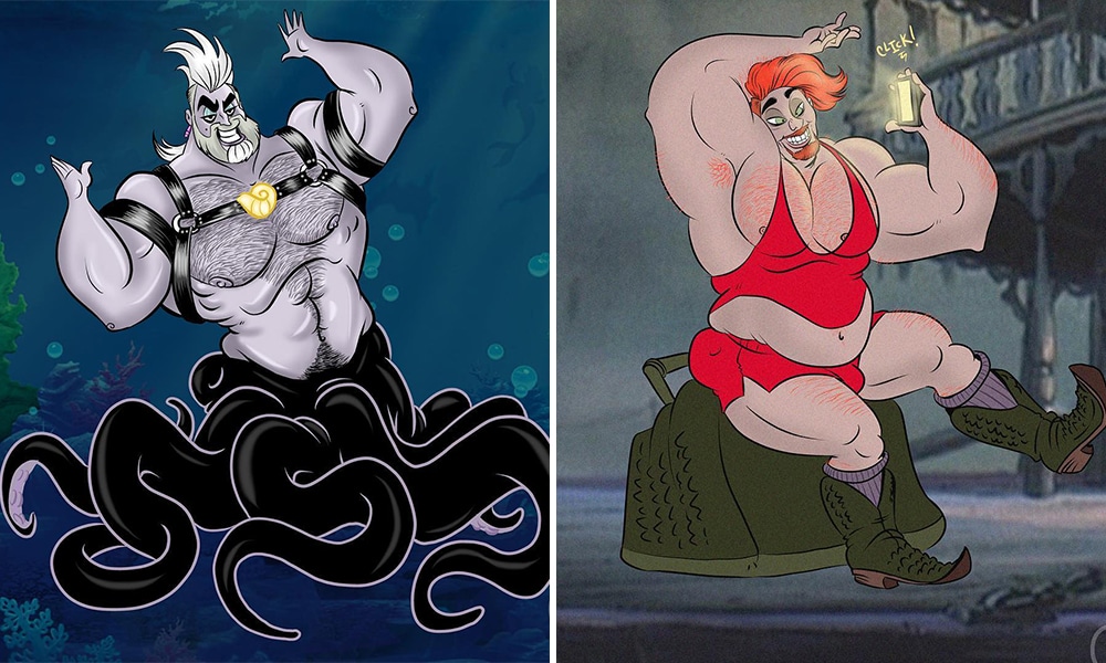 8 Disney Villains Reimagined as Gay Beefcake Daddies