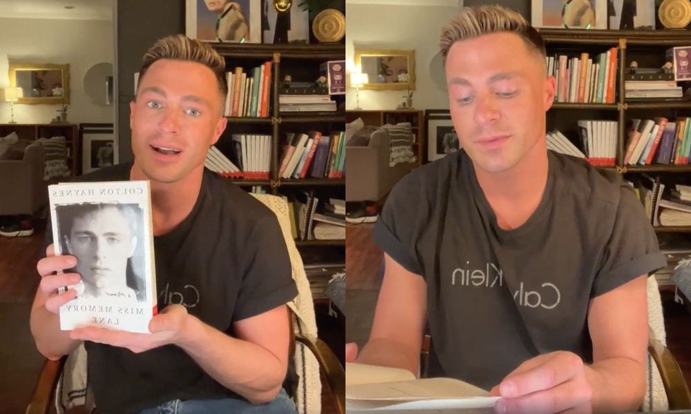 Colton Haynes gives fans a preview of his upcoming memoir, 