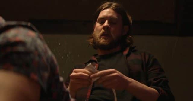 Jake Weary spit-roast in 'Animal Kingdom'