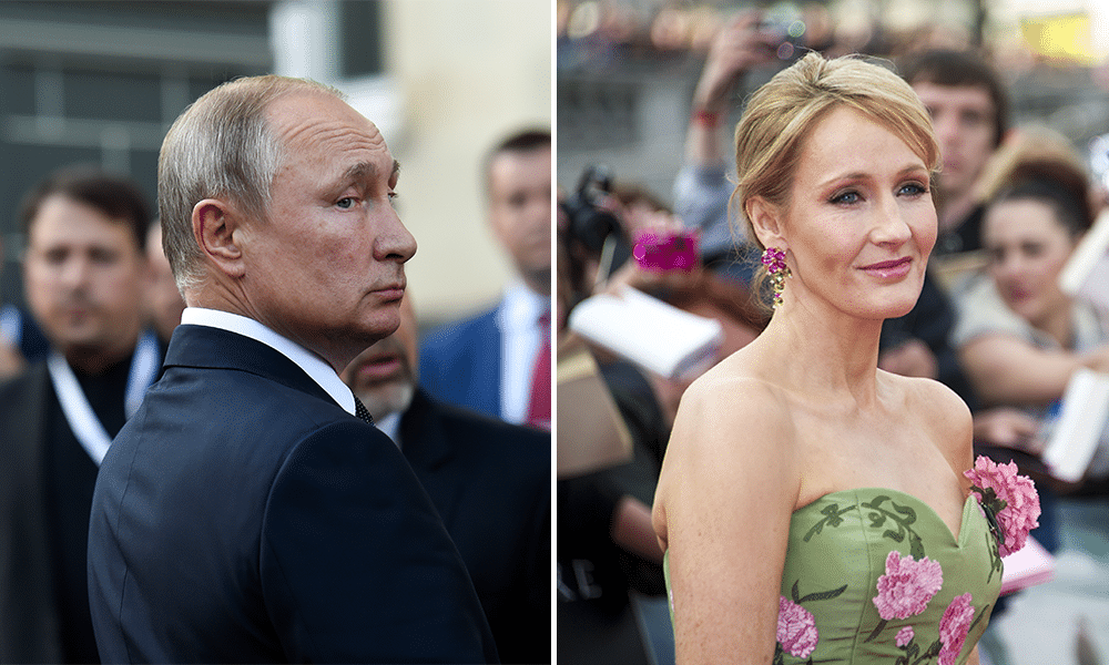 JK Rowling Responds to Vladimir Putin's Comments on Her Transphobia