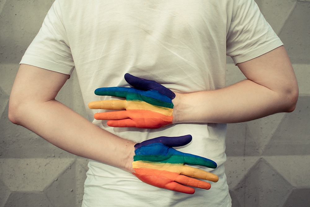 Rainbow hands