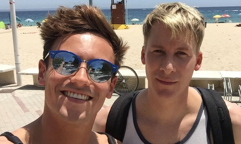 Tom Daley and Dustin Lance Black Celebrate Their Anniversary