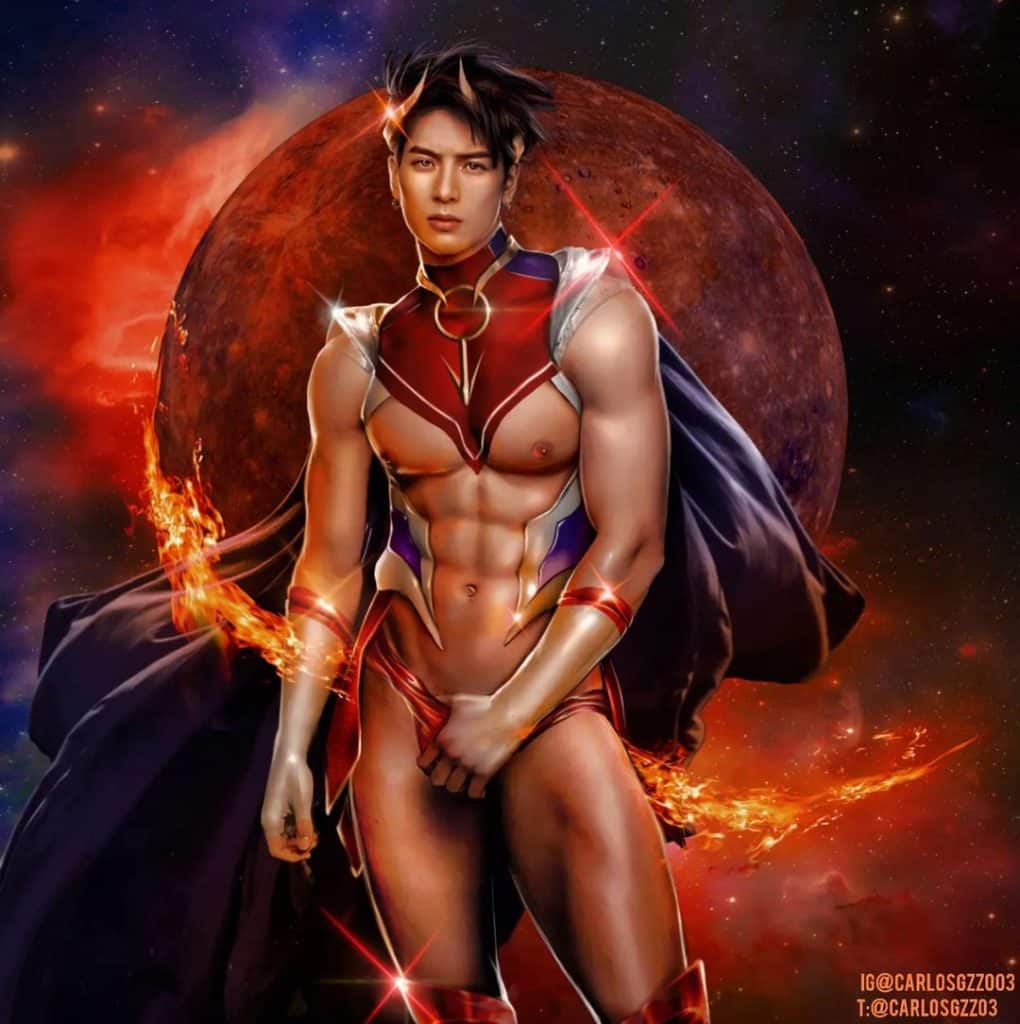 Jackson Wang Mars Artwork