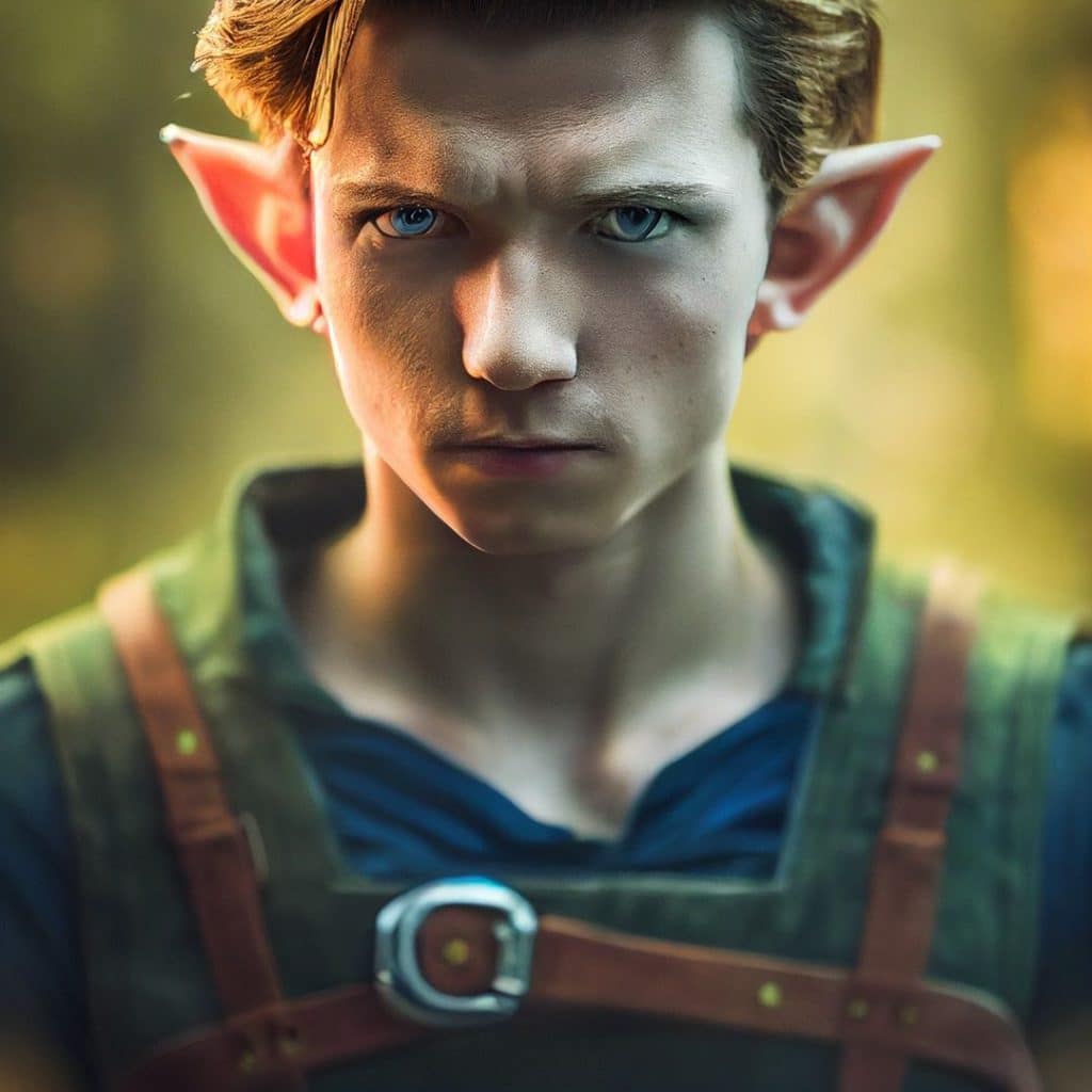 Tom Holland concept image Legend of Zelda