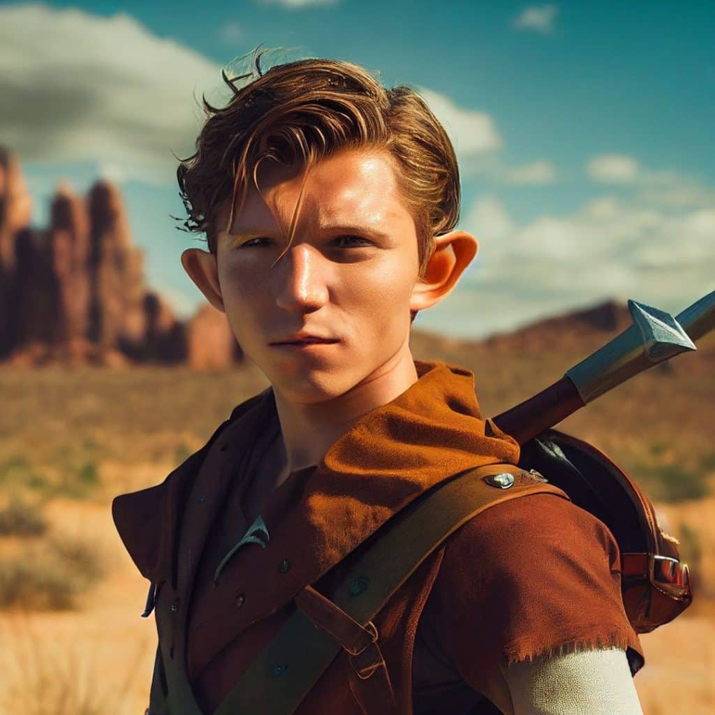 Tom Holland as Link, Live-Action Legend of Zelda