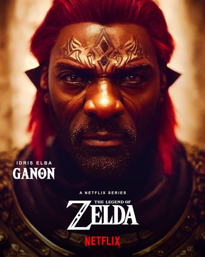 Idris Elba as Ganon in live-action Legend of Zelda on Netflix